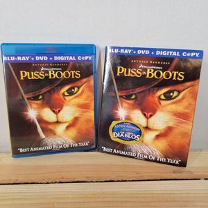 BLURAY/DVD Puss In Boots w/ Slip Cover and Inserts